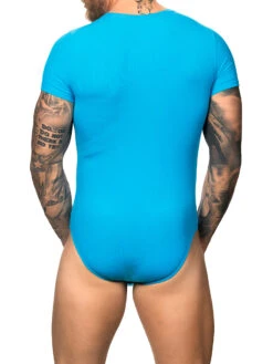 Everyday Ribbed T-Shirt Bodysuit -Bodyaware Shop R343RibT ShirtBodysuitblueback