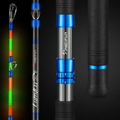 PISCIFUN® LED LumiCat Catfish Rods, 2 Piece Casting Rods -Bodyaware Shop RD009 1 SP b