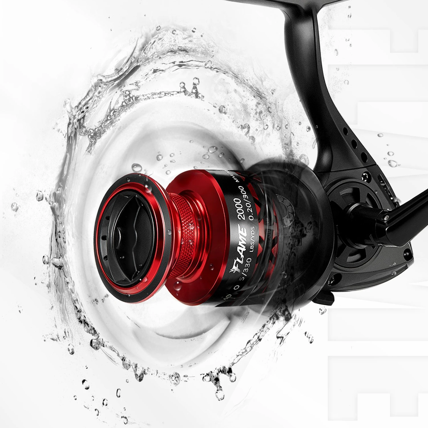 Piscifun® Flame Spinning Reel Red Fishing Reel 7 Piscifun® Flame Spinning Reel Red Fishing Reel - Image 5