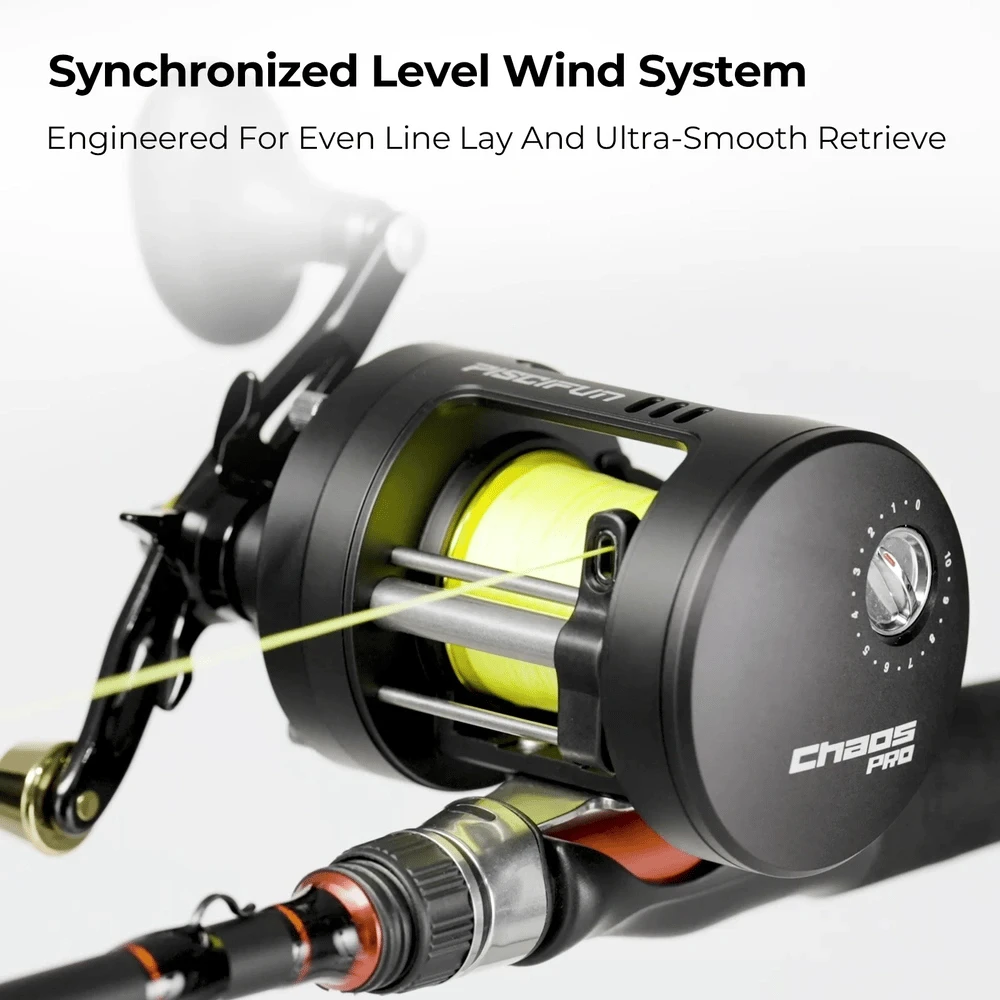Piscifun® Chaos Pro CNC Baitcasting Reel Freshwater Fishing 11 Piscifun® Chaos Pro CNC Baitcasting Reel Freshwater Fishing - Image 9