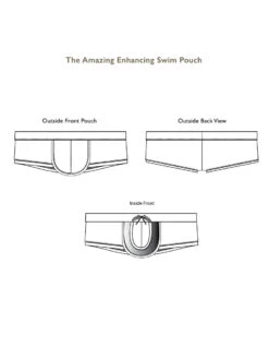 Poolside Drawstring Swim Brief -Bodyaware Shop S129 3 d