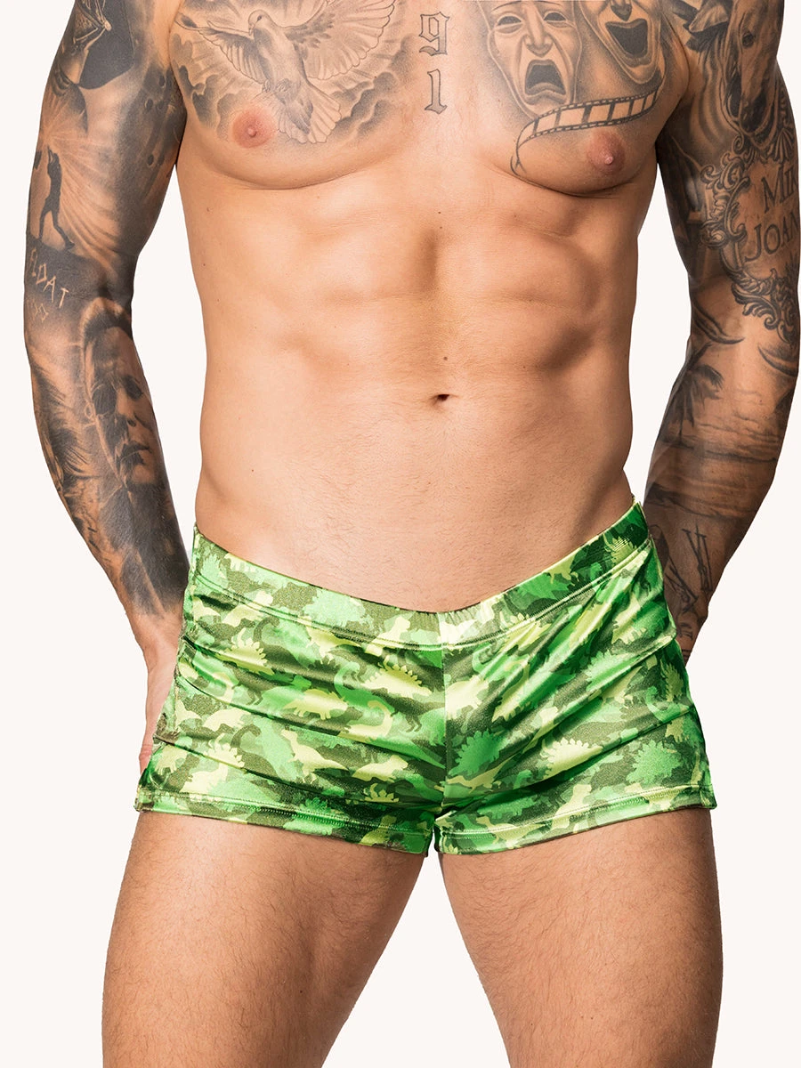 Printed Luxe Satin Shorts 5 Printed Luxe Satin Shorts - Image 3