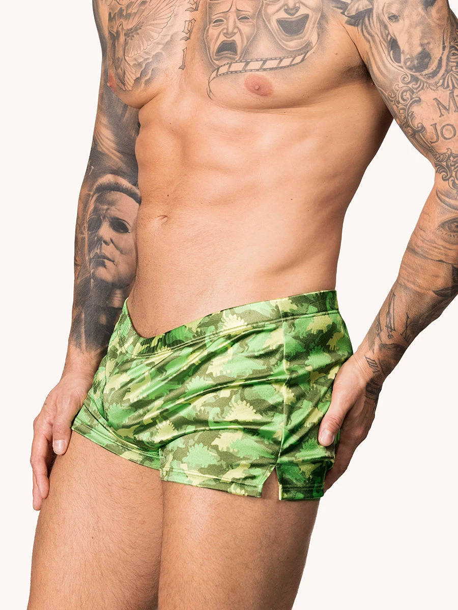 Printed Luxe Satin Shorts 6 Printed Luxe Satin Shorts - Image 4