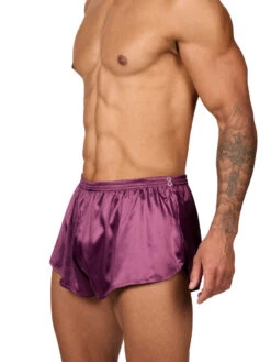 Daydream Tear Away Shorts -Bodyaware Shop T301 plum side3 ad481b31 dccc 420e b420 eb40f291e19b