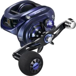 Piscifun® Alijoz 400 Saltwater Freshwater Baitcasting Reel With Bait Clicker -Bodyaware Shop V MODEL 6.61Blue Purple SaltwaterBaitcastingReel