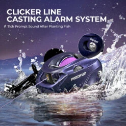 Piscifun® Alijoz 400 Saltwater Freshwater Baitcasting Reel With Bait Clicker -Bodyaware Shop V MODEL 8.11Blue Purple BAITFEEDERSWITCH 5e283670 fb89 4138 8763 efdad1ae2c0c