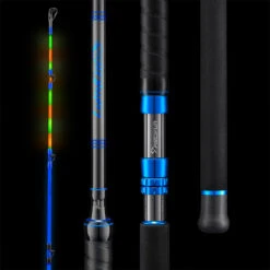 PISCIFUN® LED LumiCat II Catfish Rods , 2 Piece Casting Rods Sale -Bodyaware Shop V MODEL CastingRod7.6 MHBlue