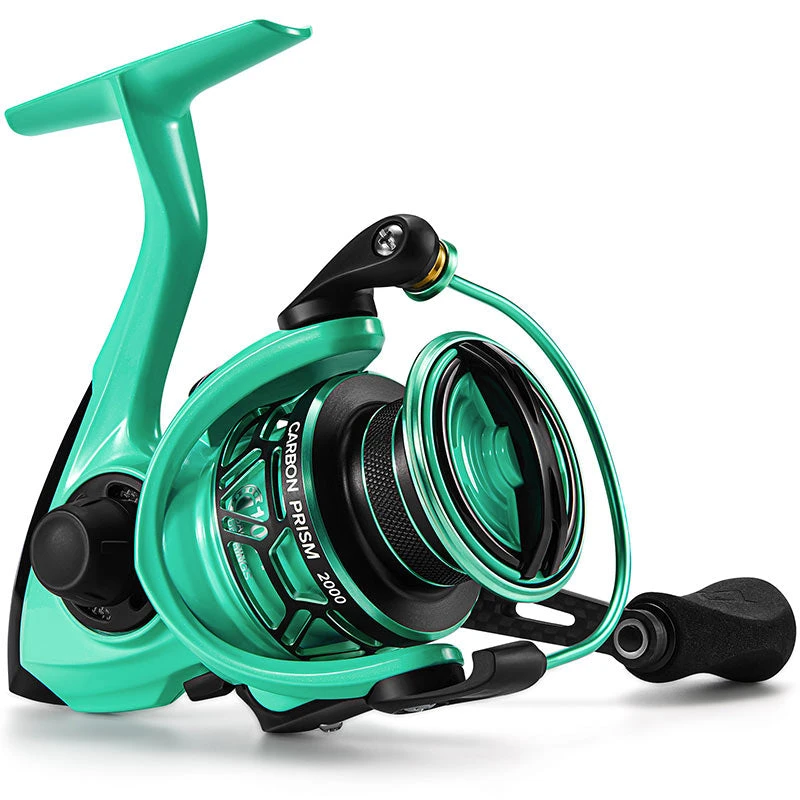 Piscifun® Carbon Prism Ultralight Spinning Reels Green 3 Piscifun® Carbon Prism Ultralight Spinning Reels Green