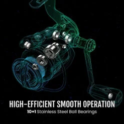 Piscifun® Carbon Prism Ultralight Spinning Reels Green 27 Piscifun® Carbon Prism Ultralight Spinning Reels Green -Bodyaware Shop carbonprismseafoambearing