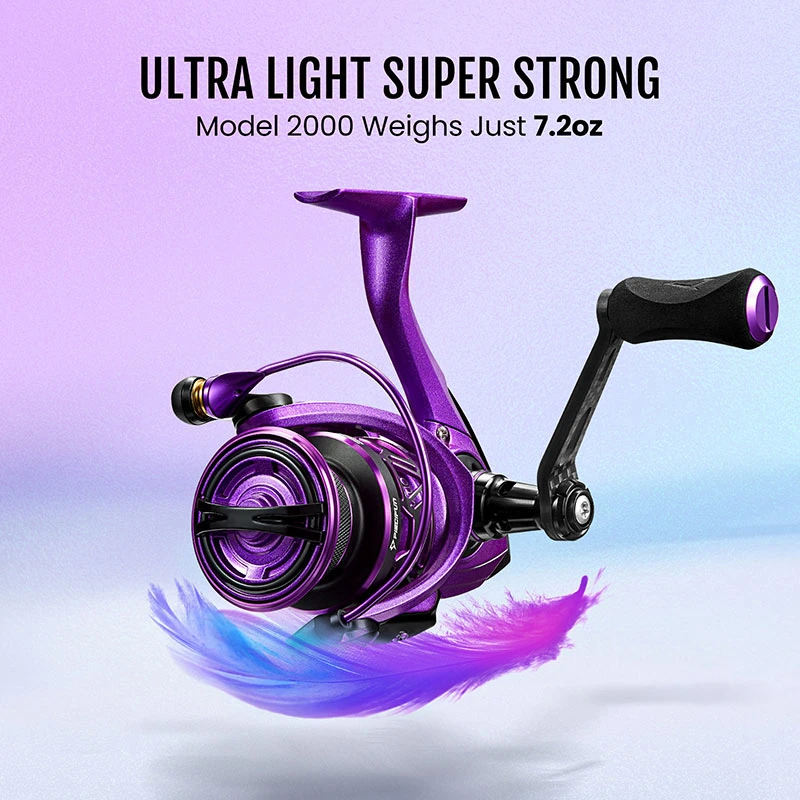 Piscifun® Carbon Prism Ultralight Spinning Reels 4 Piscifun® Carbon Prism Ultralight Spinning Reels - Image 2