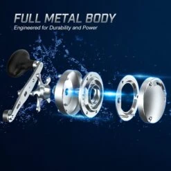 Piscifun® Chaos XS Round Baitcasting Reel, Casting Reels -Bodyaware Shop cnc