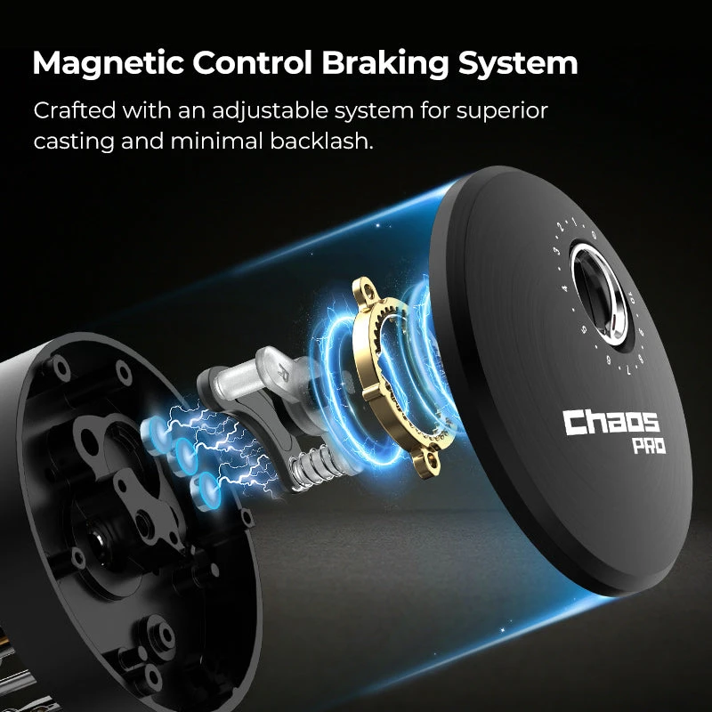 Piscifun® Chaos Pro CNC Baitcasting Reel Freshwater Fishing 10 Piscifun® Chaos Pro CNC Baitcasting Reel Freshwater Fishing - Image 8