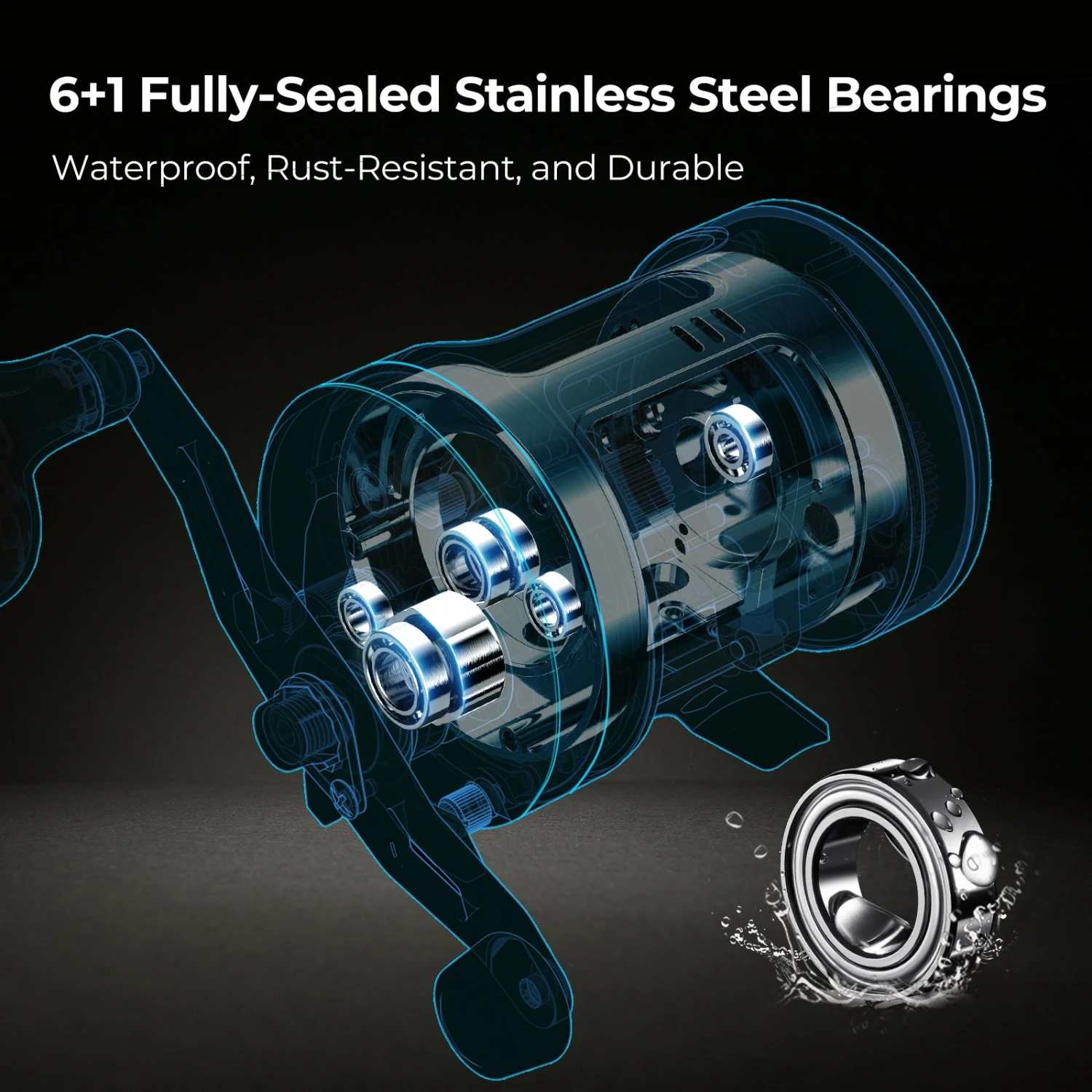 Piscifun® Chaos Pro CNC Baitcasting Reel Freshwater Fishing 14 Piscifun® Chaos Pro CNC Baitcasting Reel Freshwater Fishing - Image 12