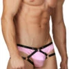 Tackle & Strap Harness -Bodyaware Shop pink BW Black Front