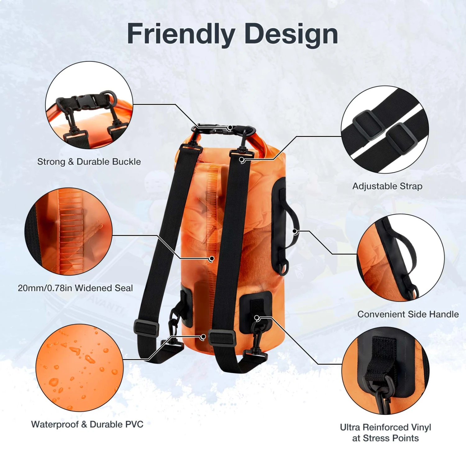 Piscifun® Waterproof Dry Bag With Phone Case Sale 7 Piscifun® Waterproof Dry Bag With Phone Case Sale - Image 5