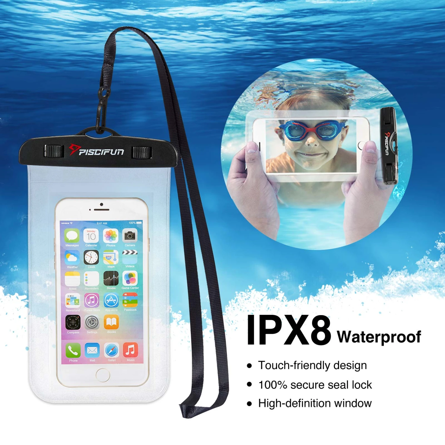 Piscifun® Waterproof Dry Bag With Phone Case Sale 13 Piscifun® Waterproof Dry Bag With Phone Case Sale - Image 11