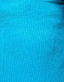 Everyday Ribbed Long-sleeve Thong Bodysuit -Bodyaware Shop ribbed swatch blue 2