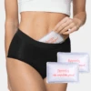 Period Panty - SOFI Highwaist +2 Fempads - Schwarz -Bodyaware Shop set sofi periodenunterwaesche front